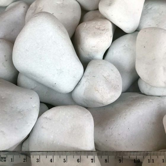 Kamen Oblutak • Bela • 3-6 cm • 20 kg